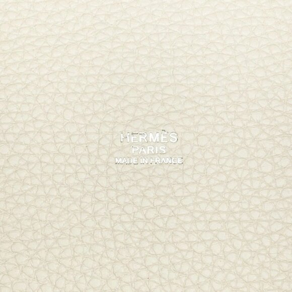 HERMES Picotin Lock Size PM Taurillon Clemence Craie - Picture 7 of 7